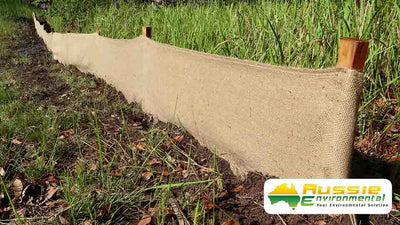 Eco-Silt Fence™ - Biodegradable Jute Geotextile