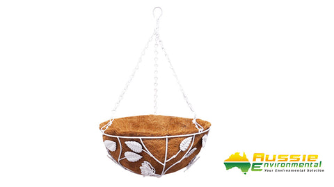 Round Coir Hanging Basket - Single or 3 Pack