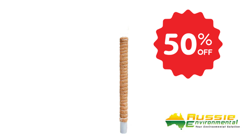 Coir Totem Plant Poles (Natural) - Sold in Pack of 4