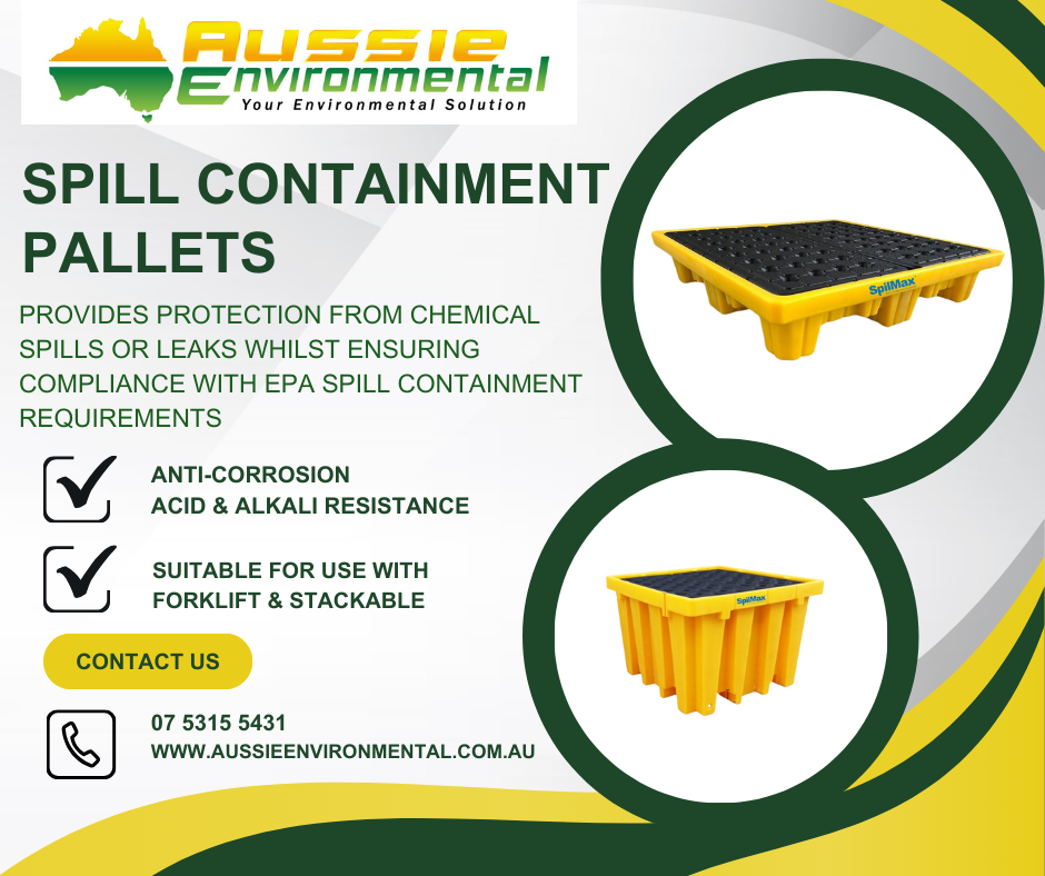 Slop Containment Spill Containment Pallets – Aussie Environmental