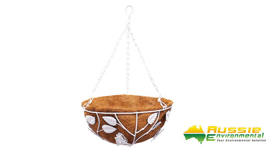 Round Coir Hanging Basket - (30.5cm) - Single or 3 Pack